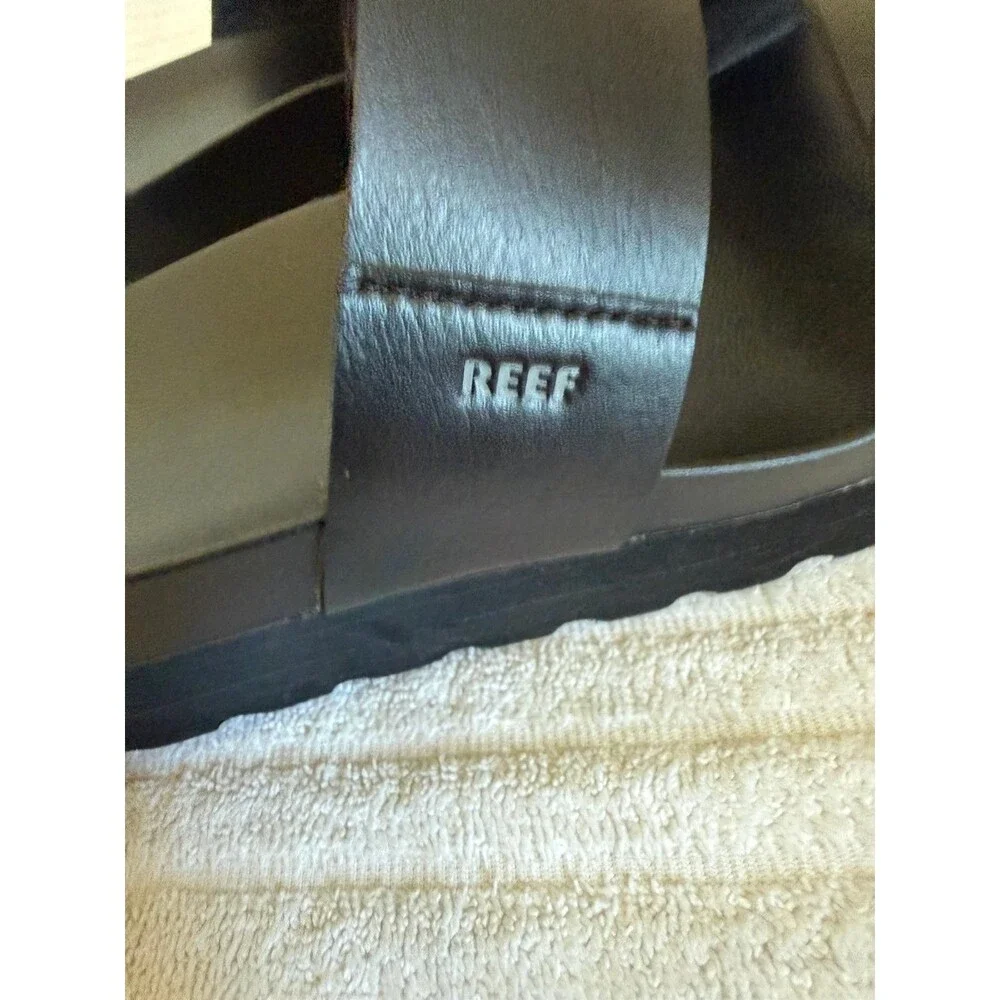 Reef Womens Blaxl Double Strap Platform Slide Sandals Size 9